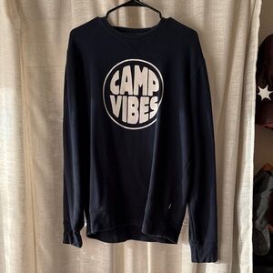 Poler Navy Crewneck Sweater